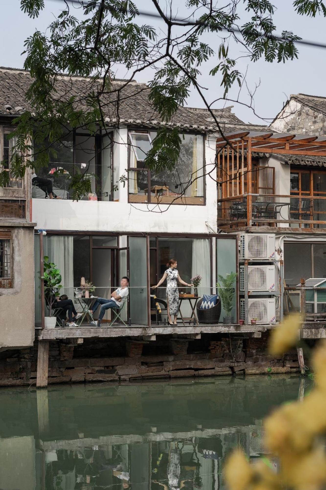 Tongli Slowlife River View Inn ซูโจว ภายนอก รูปภาพ