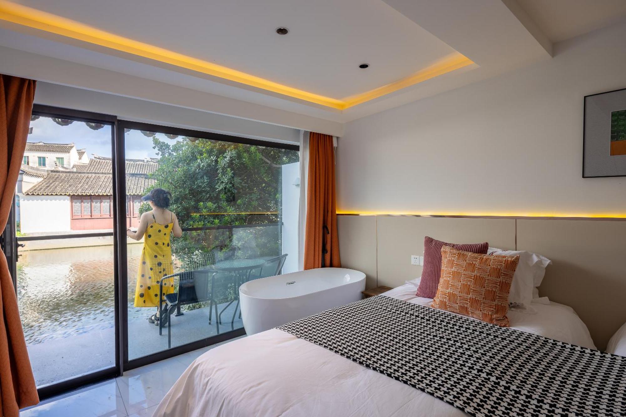 Tongli Slowlife River View Inn ซูโจว ภายนอก รูปภาพ