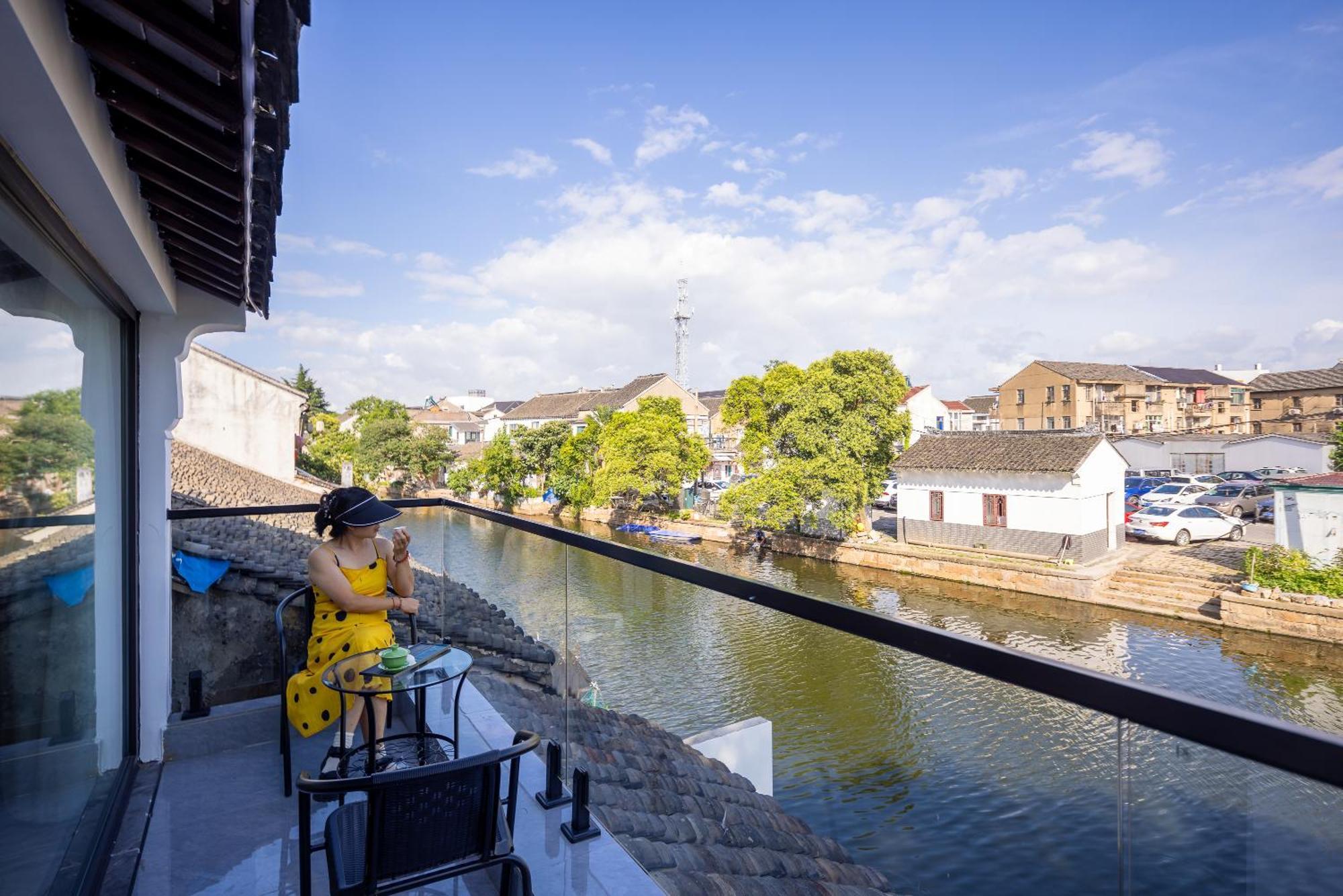 Tongli Slowlife River View Inn ซูโจว ภายนอก รูปภาพ