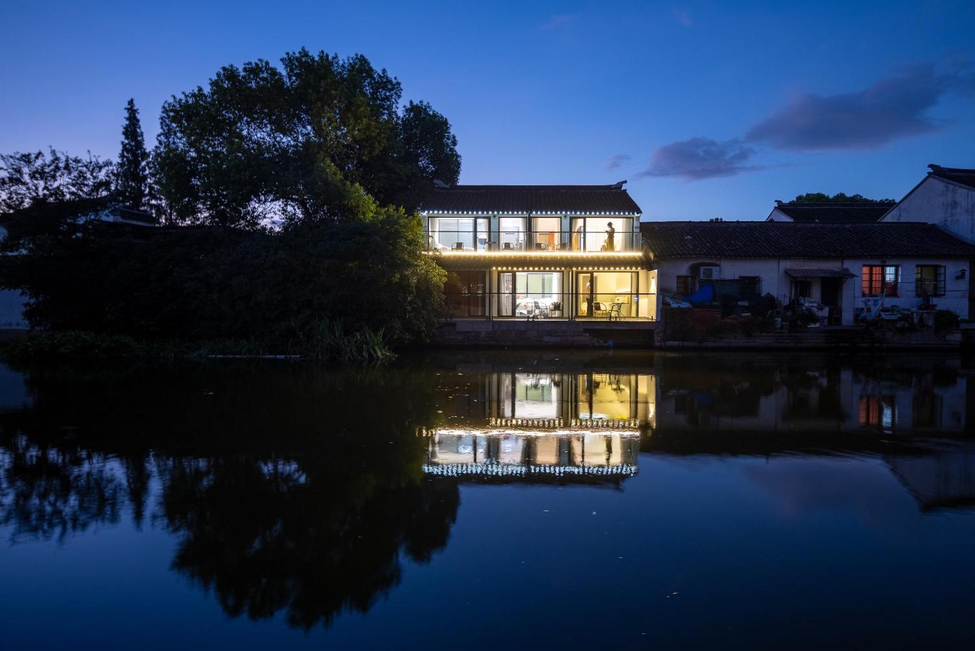 Tongli Slowlife River View Inn ซูโจว ภายนอก รูปภาพ