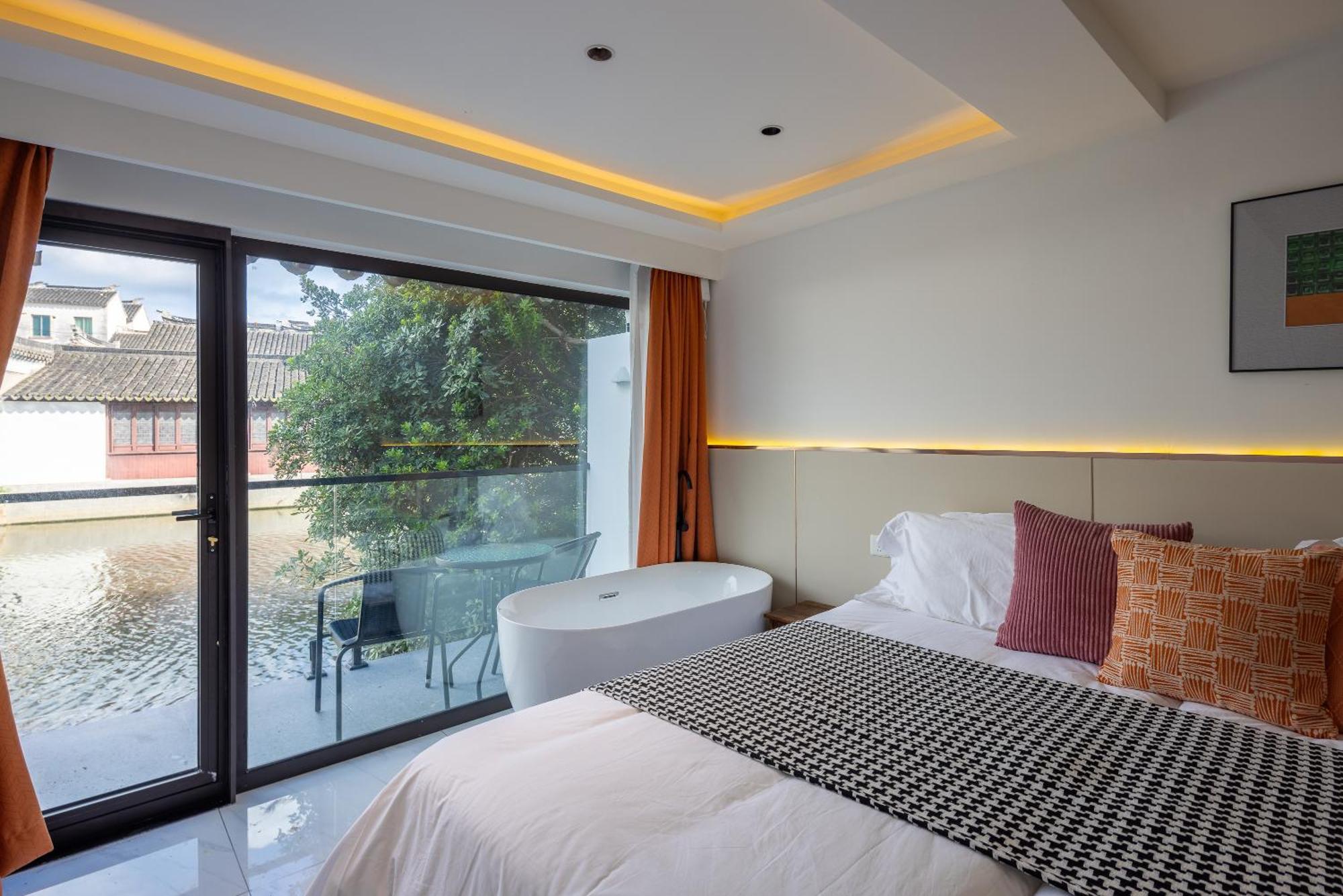 Tongli Slowlife River View Inn ซูโจว ภายนอก รูปภาพ